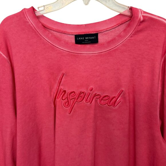 Lane Bryant Embroidered Inspired Graphic Long Sleeve Sweatshirtn - Size 14/16 - Picture 5 of 9
